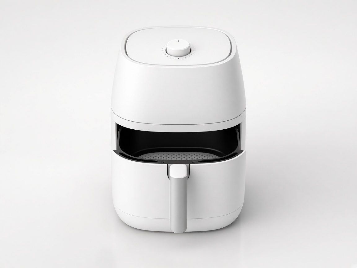 Air fryer compact blanc