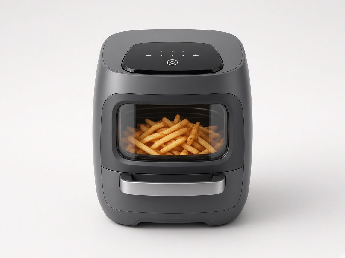 Air fryer à panier avec hublot